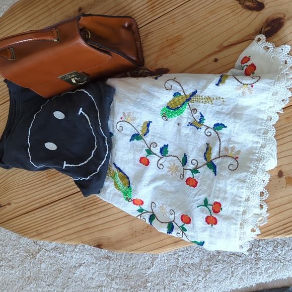 Farm Rio Embroidered midi/maxi skirt - Picture 12 of 12